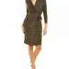 Anne Klein Geometric Print Dress Women