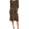 Smocked Midi Dress Women