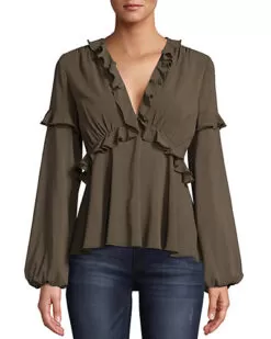 Silk-Blend Top Women