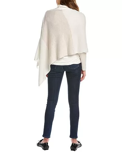 Lurex Banded Cashmere Topper Women 2 Lurex Banded Cashmere Topper Women - Image 2