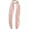 Turkish 2-Tone Linen-Blend Scarf Women