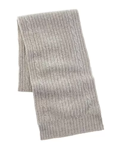 Cable Cashmere Scarf Women 2 Cable Cashmere Scarf Women - Image 2