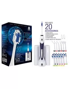 S520 White Ultra High Powered Sonic Electric Toothbrush With Dock Charger Women
