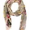 Multicolor Scattered Butterfly Scarf Women