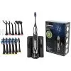 S520 Zebra Ultra High Powered Sonic Electric Toothbrush With Dock Charger Women