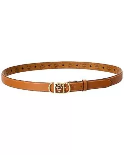 MCM Mode Mena Reversible Leather Belt Women