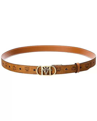 MCM Mode Mena Reversible Leather Belt Women 2 MCM Mode Mena Reversible Leather Belt Women - Image 2