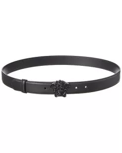 Versace Medusa Buckle Leather Belt Women