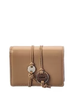 Chloé Malou Small Leather Wallet Women