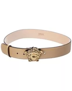 Versace Medusa Buckle Leather Belt Women