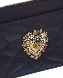 Dolce & Gabbana Votion Quilted Leather Card Holder Women -Fashion Clothing Store 1111533658 RLLD 3
