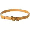 Salvatore Ferragamo Gancini Adjustable Leather Belt Women