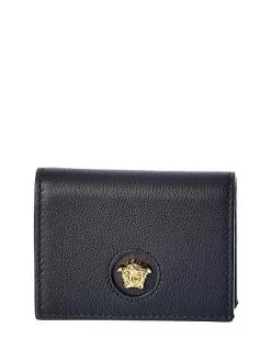 Versace La Medusa Leather Coin Purse Women