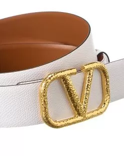 Valentino VLogo Reversible Leather Belt Women -Fashion Clothing Store 1111696630 RLLD 3