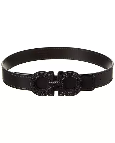 Salvatore Ferragamo Aura Leather Belt Women 1 Salvatore Ferragamo Aura Leather Belt Women