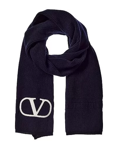 Valentino VLogo Wool Scarf Women 1 Valentino VLogo Wool Scarf Women