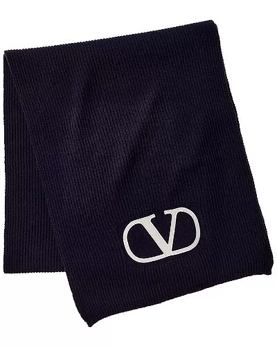 Valentino VLogo Wool Scarf Women 2 Valentino VLogo Wool Scarf Women - Image 2
