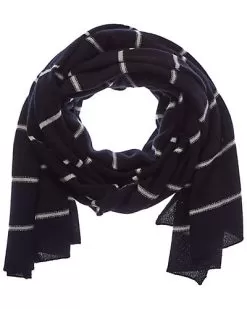 Cashmere Stripe Scarf Women