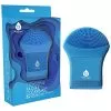 Blue Advanced Facial Cleansing Brush Microdermabrasion System Silicone Facial Brush Women