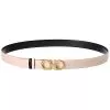 Salvatore Ferragamo Gancini Reversible & Adjustable Leather Belt Women