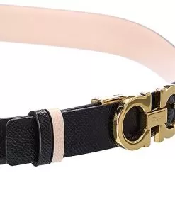 Salvatore Ferragamo Gancini Reversible & Adjustable Leather Belt Women -Fashion Clothing Store 1159199040 RLLD 3