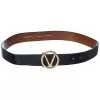 By Mario Valentino Bessy Soave Leather Belt Women