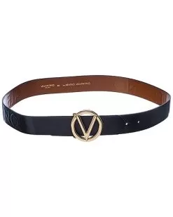 By Mario Valentino Bessy Soave Leather Belt Women
