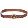 By Mario Valentino Giusy Monogram Leather Belt Women