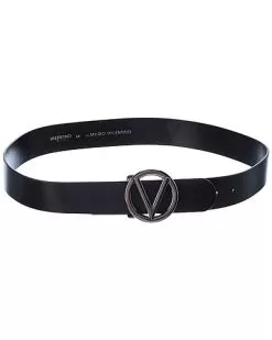 By Mario Valentino Bessy Embossed Leather Belt Women