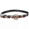 By Mario Valentino Baby Leather Belt Women