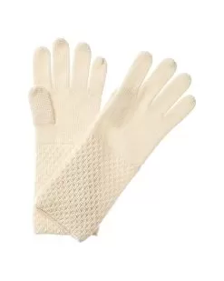 Texture Cashmere Gloves Women
