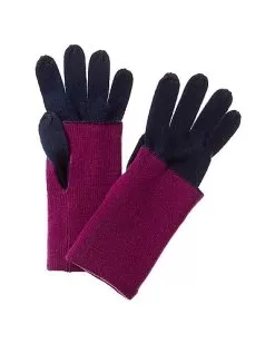 Reversible Colorblocked Gloves Women