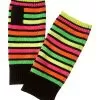 Rainbow Cashmere Wrist Warmers Women