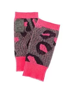 Eopard Pop Cashmere Wrist Warmers Women