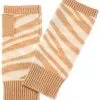 Zebra Cashmere Wrist Warmers Women