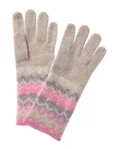 Fairisle Cashmere Gloves Women