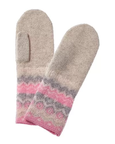 Fairisle Cashmere Mittens Women 1 Fairisle Cashmere Mittens Women
