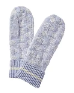 Snowflake Wool & Angora-Blend Mittens Women