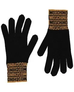 MOSCHINO Wool-Blend Gloves Women