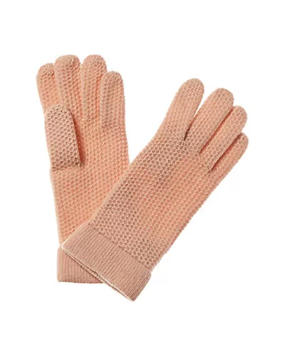 Honeycomb Stitch Cashmere Gloves Women 1 Honeycomb Stitch Cashmere Gloves Women