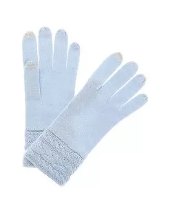 Braided Cable Cashmere Gloves Women