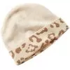 Reversible Animal Print Cashmere Hat Women