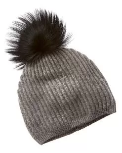 Digan Rib Cashmere Hat Women