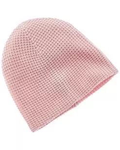 Waffle Double Layer Cashmere Hat Women
