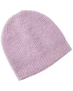 Waffle Stitch Cashmere Hat Women