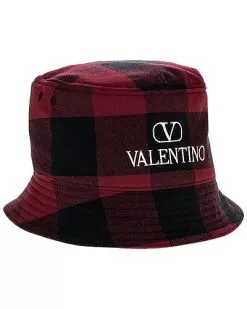 Valentino VLogo Wool Bucket Hat Women