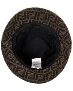 FENDI Silk-Lined Wool Bucket Hat Women -Fashion Clothing Store 1171528885 RLLD 3