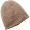 Double Layer Rib Cashmere Hat Women