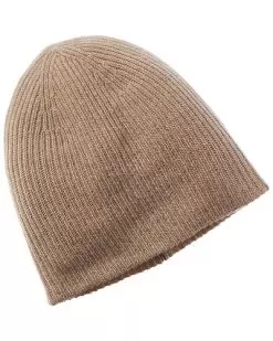 Double Layer Rib Cashmere Hat Women