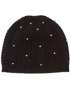 Pearl-Studded Beanie Women